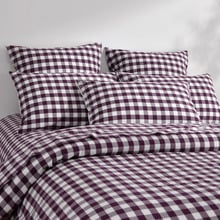 Sierra Yarn-Dyed Gingham Washed Cotton Pillowcases (Set of 2)